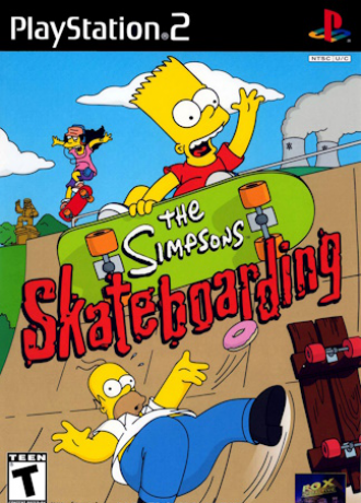 The Simpsons Skateboarding